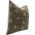 thumbnail image 2 of Fabdivine Decorative Hand Block Print Pure Linen Pillow Covers, 16X16, Throw Pillowcase Cushion Cover with Zipper for Sofa, Couch, Home Décor, Outdoor, Farmhouse, Living Room, Meraki, 2 of 6