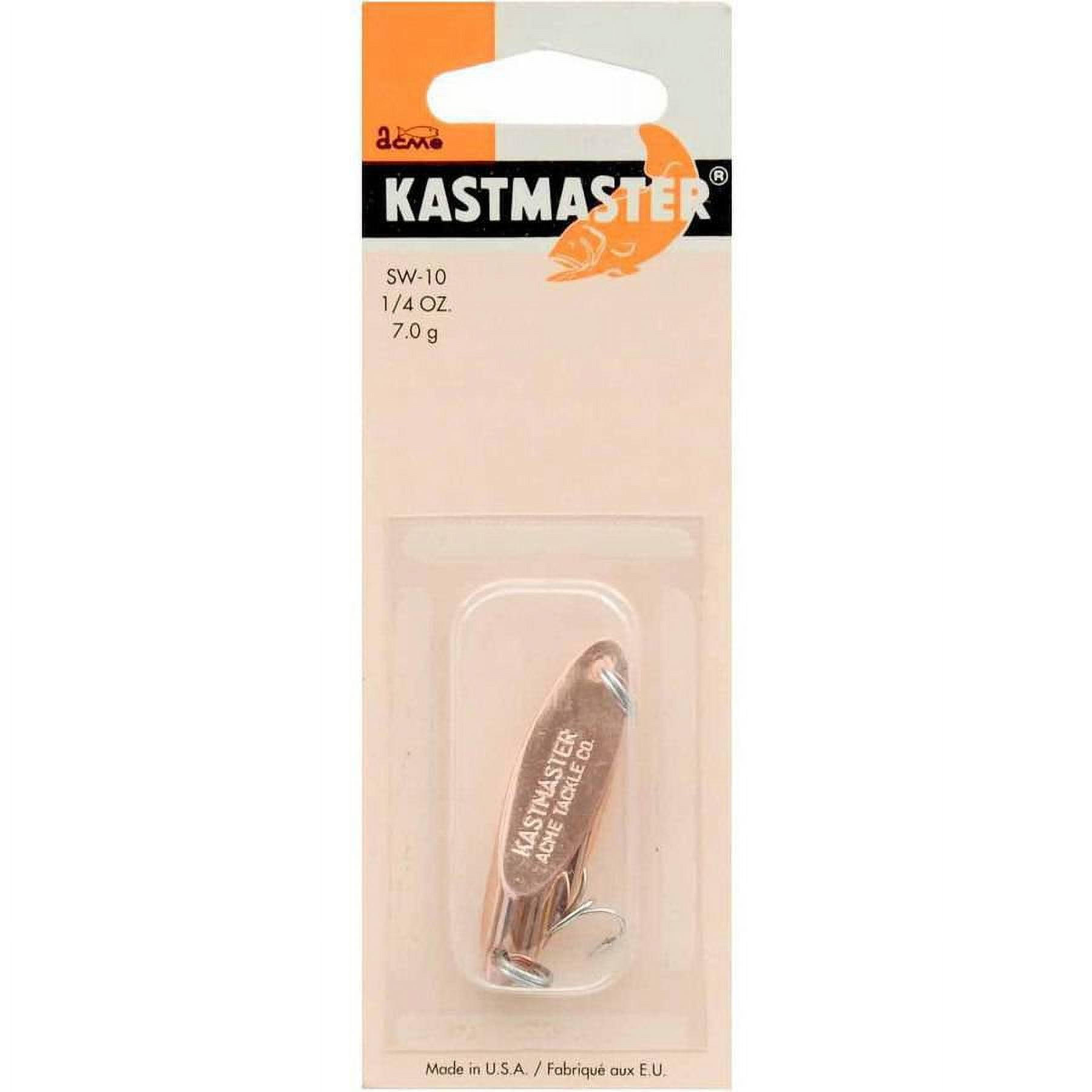 (4 pack) Acme Tackle Kastmaster Fishing Lure Spoon Copper 1/4 oz.