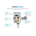 thumbnail image 3 of TOTO TET1LA32#CP Flush Valve 1.28 GPF Chrome, 3 of 6