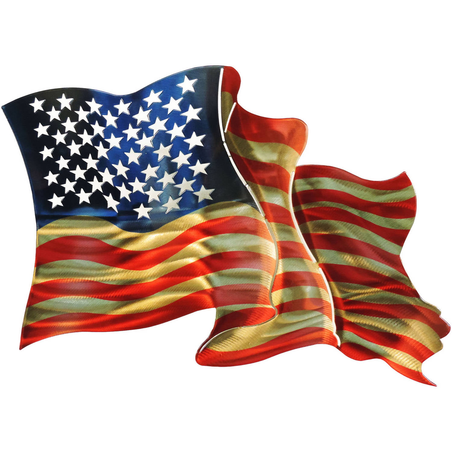 American Flag 3D Wall Art Metal Wall Art By Next