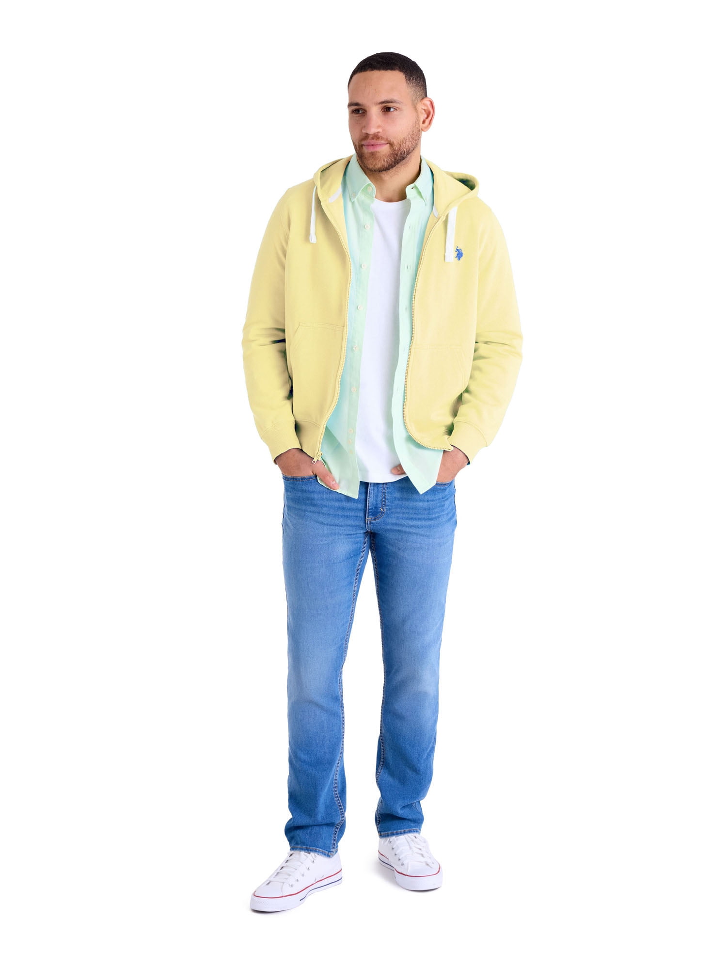 U.S. Polo Assn. Men's Everyday Full Zip Fleece Hoodie