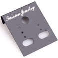 thumbnail image 4 of UDIYO 100Pcs Plastic Earring Ear Studs Holder Display Hang Cards Jewelry Accessories, 4 of 6