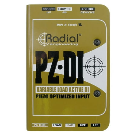 Radial Engineering PZ-DI Orchestral Instrument Direct Box - PZDI Piezo