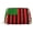 Gold, variant on Waterproof PU Leather Toiletry Cosmetic Bag Red Black Green African America Flag Portable Travel Makeup Organizer Bag for Women Silver