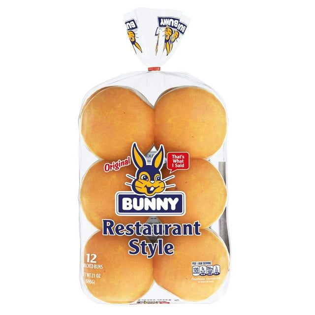 Bunny Hamburger Buns, 12 ct.