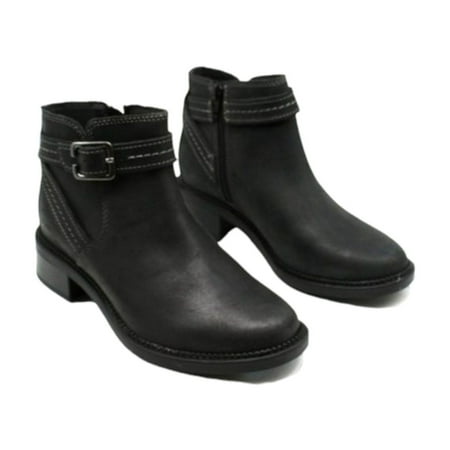 Clarks Maye Strap (Black Leather) Women's Boots (Size 6 US )