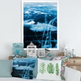 thumbnail image 3 of Designart 'White and Blue Ice Structure I' Modern Framed Art Print, 3 of 4