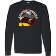 thumbnail image 3 of Inktastic Skateboarding for Skater Long Sleeve T-Shirt, 3 of 5