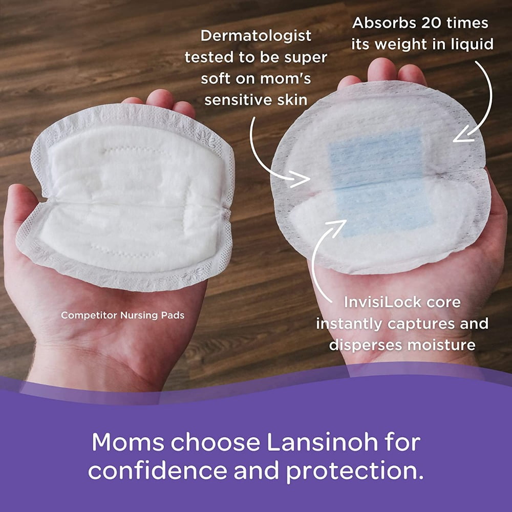 MesaSe Stay Dry Disposable Nursing Pads for Breastfeeding, 200 Pieces