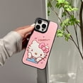 thumbnail image 4 of Funda De Silicona Suave A Prueba De Golpes Con Estampado 3D De Hello Kitty Para IPhone 11 12 13 14 Pro Max 14 7 8 Plus X XS XR, 4 of 4
