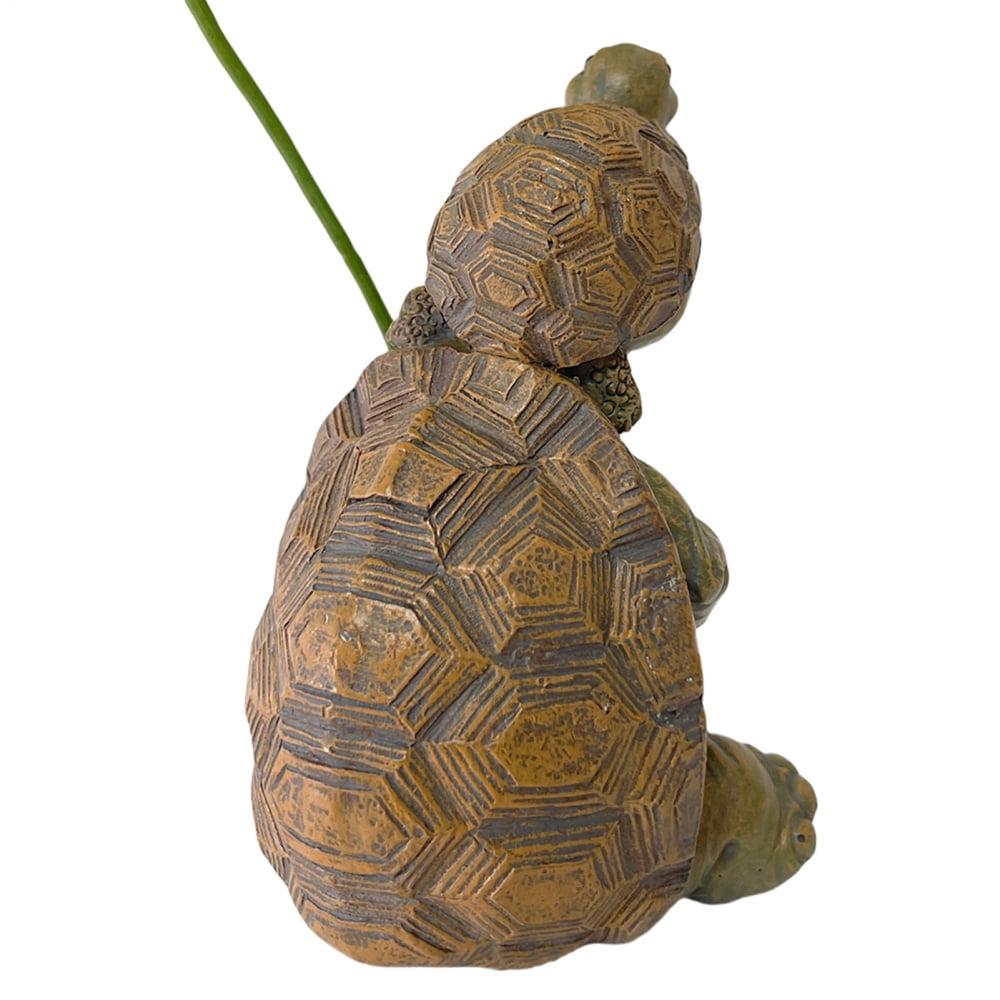Ksruee Sea Turtle Figurines Sea Turtle Decor for Aquarium Fish Tank Resin Aquarium Animal Tortoise for Planter Terrarium Home Desk Flower Pot Fairy Garden Landscape delightful