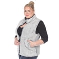 thumbnail image 2 of White Mark Women's Zip Up Sherpa Vest, 2 of 6