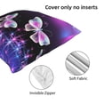 thumbnail image 4 of Eflxamz Pillow Covers Butterflies with Stars Throw Pillow Cases Polyester Cushion Case Decor Decorations 18x18 inches, 4 of 5