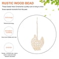 thumbnail image 4 of Wooden Hen Ornaments for Decor 10pcs Beige Color Smooth Finish Ideal for Crafts and Hanging, 4 of 10