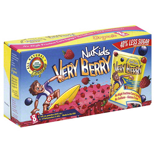 NuKids Very Berry Juice Drink, 48 fl oz, (Pack of 4)