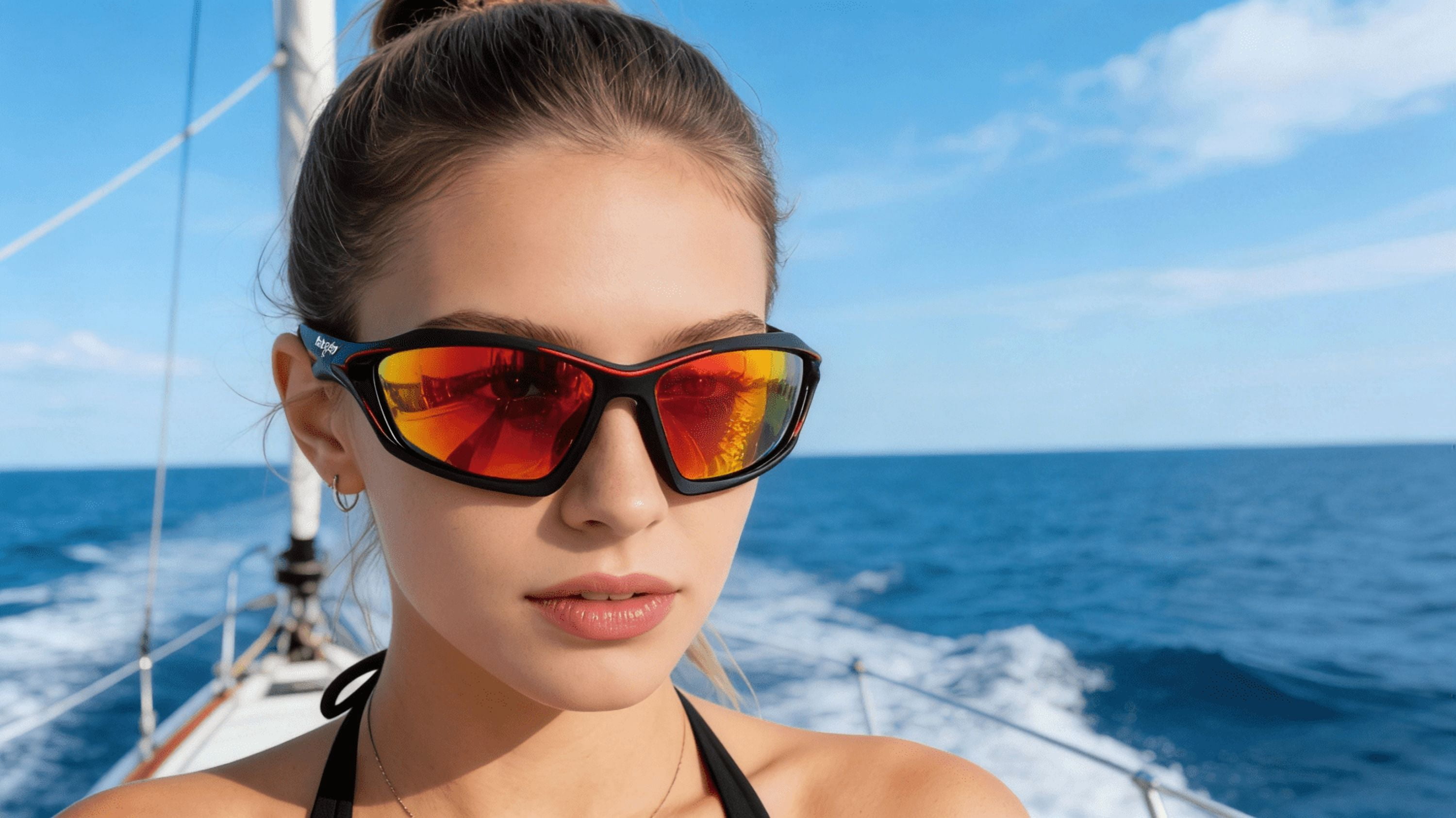 Hodaoglass Polarized Sports Sunglasses, Floating Frame for Fishing & Water Sports, UV400