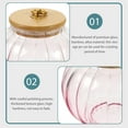 thumbnail image 4 of Glass Storage Jar Bottle with Lid Candy Lids Decorative Coffee Cans Kitchen Containers for Pantry Canisters Airtight, 4 of 6