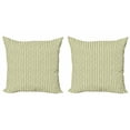 thumbnail image 1 of Ambesonne Botanical Throw Pillow Cover 2 Pack, Thorny Branches with Leaf, 18", Cream Pale Sage Green, 1 of 2