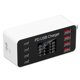 thumbnail image 2 of Cargador USB de escritorio 8 puertos PD 30W pantalla digital estación de carga USB para teléfono tableta 100-240V enchufe de EE. UU., 2 of 5