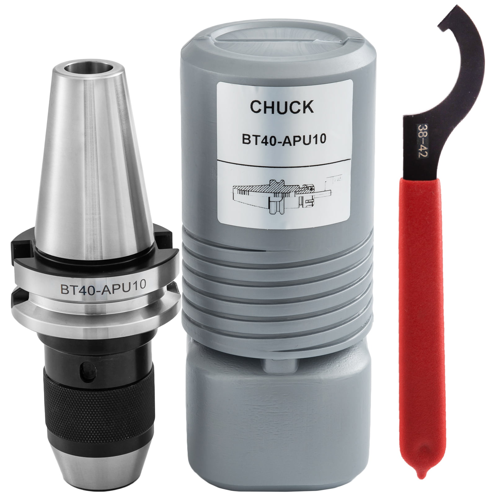 BT40-APU13-110 Chuck Holder Drill Chuck Milling Keyless Precision Durable