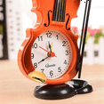 thumbnail image 5 of Simulation Violin Alarm Clock Musical Instrument Shape Table Clock Living Room Plastic Ornaments,White, 5 of 6
