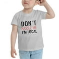 thumbnail image 3 of Don't Hassle Me I'm Local Funny Toddler T-Shirts for Boys Girls (Gray, Youth L), 3 of 5