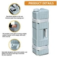 thumbnail image 4 of Eurmax Outdoor Canopy Weights (Set of 4) – 124 lbs. Gray Water Weights, 4 of 6
