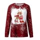 thumbnail image 4 of ICHUANYI Liquidación Moda Navidad Mujeres Imprimir Manga Larga Cómodo Transpirable Camisa Tops ICHUANYI WER202308245540, 4 of 5