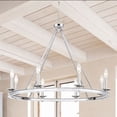 thumbnail image 2 of Traditional Eight Light Chandelier-Satin Nickel Finish Bailey Street Home 159-Bel-2893944, 2 of 5