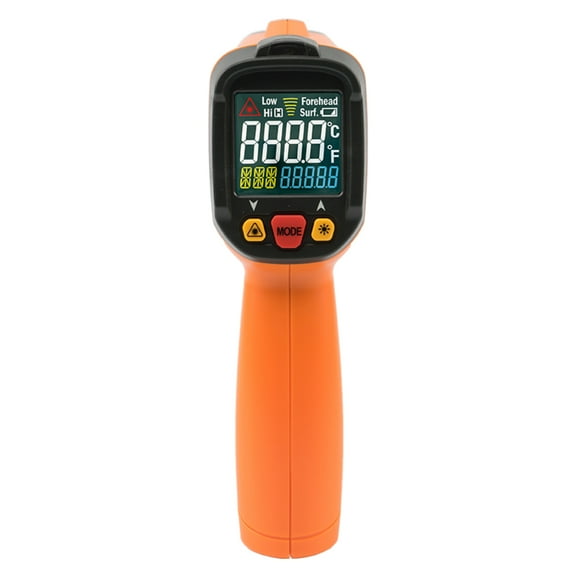 Infrared Thermometer High-precision Digital Temperature Gun Non-contact IR Gun Temperature Tester Pyrometer for Meat Food Kitchen Home
