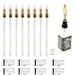 thumbnail image 3 of Wine Bottle Torch Kit 8 Pack, Includes 8 Long Life Torch Wicks, Copper Lamp Cover & Brass Wick Mount(13.7 Inch,Bottle not Included), 3 of 10