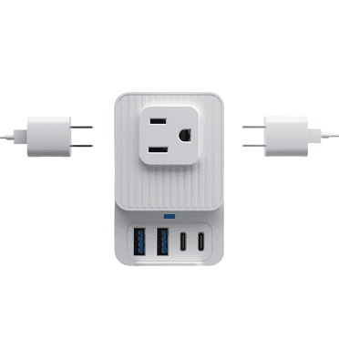 BEISHINK B - type Travel Plug Adapter, 10A 125V, 1 Piece White