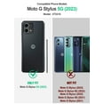 thumbnail image 2 of Poetic Guardian Case for Motorola Moto G Stylus 5G 2023, Clear Case with Built-in Screen Protector, Blue/Clear, 2 of 6