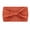 Orange, variant on Headbands for Women Solid Black Boho African Wide Yoga Turban Headwrap