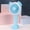 🔥 Blue, variant on TTJ Ventilador Portatil Travel Fans Portable Summer USB Fan Cute Cats Handheld Folding Mini Fan Cartoons Style Portable Light-up Mini Fan For Students