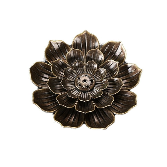 CCOCC Incense Burner,Elegant Lotus Incense Holder for Meditation Incense Holder,Perfect Accessory for Tea Sets and Incense Incense Burner,Green