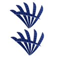 thumbnail image 1 of 12Pcs in 1 Bow DIY Shafts Turkey Fletchings - 3 Inch , Blue, 8x1cm, 1 of 7
