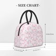 thumbnail image 2 of Rateoe Cute Rabbit Pattern Lunch Bag Women, Lunch Box, Lunch Bag, Small Leakproof Lunch Tote Large Capacity Reusable Insulated Cooler Lunch Container, 2 of 6