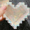 thumbnail image 2 of 1 juego de caja de almacenamiento Pixel Love, molde de resina epoxi de cristal, funda de bricolaje, molde de silicona, transparente, 11 Feliz Sencillez, 2 of 3