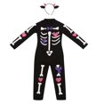 thumbnail image 3 of GCETTIC Kids Pajamas For Boys Skeleton Glow-in-The-Dark Cotton Sleepwear Toddler Clothes Halloween Pumpkin Outfit 3-4 Years, 3 of 9