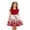 Z16-Red, variant on Gaexia Dresses for Girls ,Toddler Children Girls Fly Sleeve Cartoon Prints Bowknot Dresses Clothes (Blue,4-5 Years)