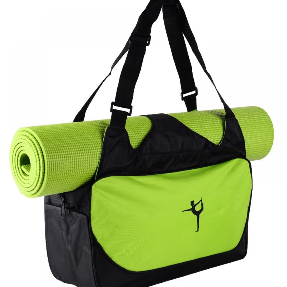 STRUCTURE FITNESS YOGA MAT CARRY BAG STRAPS GYM PILATES STORAGE POCKETS CARRIER 