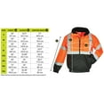 thumbnail image 4 of SAFEGEAR Type R Class 3 Bomber Jacket with Pockets - Medium - Polyester, Orange & Black, High Visibility Jackets for Men & Women - ANSI/ISEA Compliant - J. J. Keller & Associates, 4 of 5