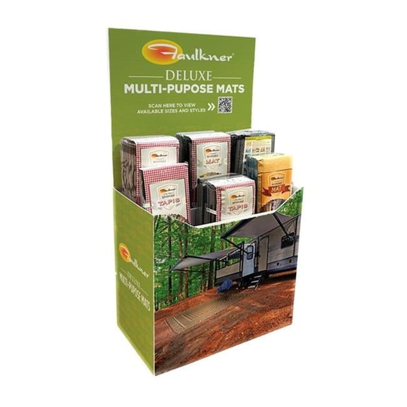 Faulkner MATDSP Patio Multipurpose Corrugated Mat for Display