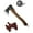 Axe Blade 3.7in, variant on WICING Camping Hatchet 13.5"–1065 Carbon Steel Axe with Beech Wood Handle & Leather Sheath, Survival Hatchet for Camping, Wood Chopping, Outdoor Tools