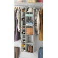 thumbnail image 2 of Whitmor Hanging Shoe & Sweater Shelf Organizer - Gray, 2 of 6