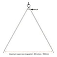 thumbnail image 3 of Uxcell Spring Joint Caliper 20 inch / 500mm Steel Adjustable Spring Divider Caliper with Solid Nut, 3 of 5