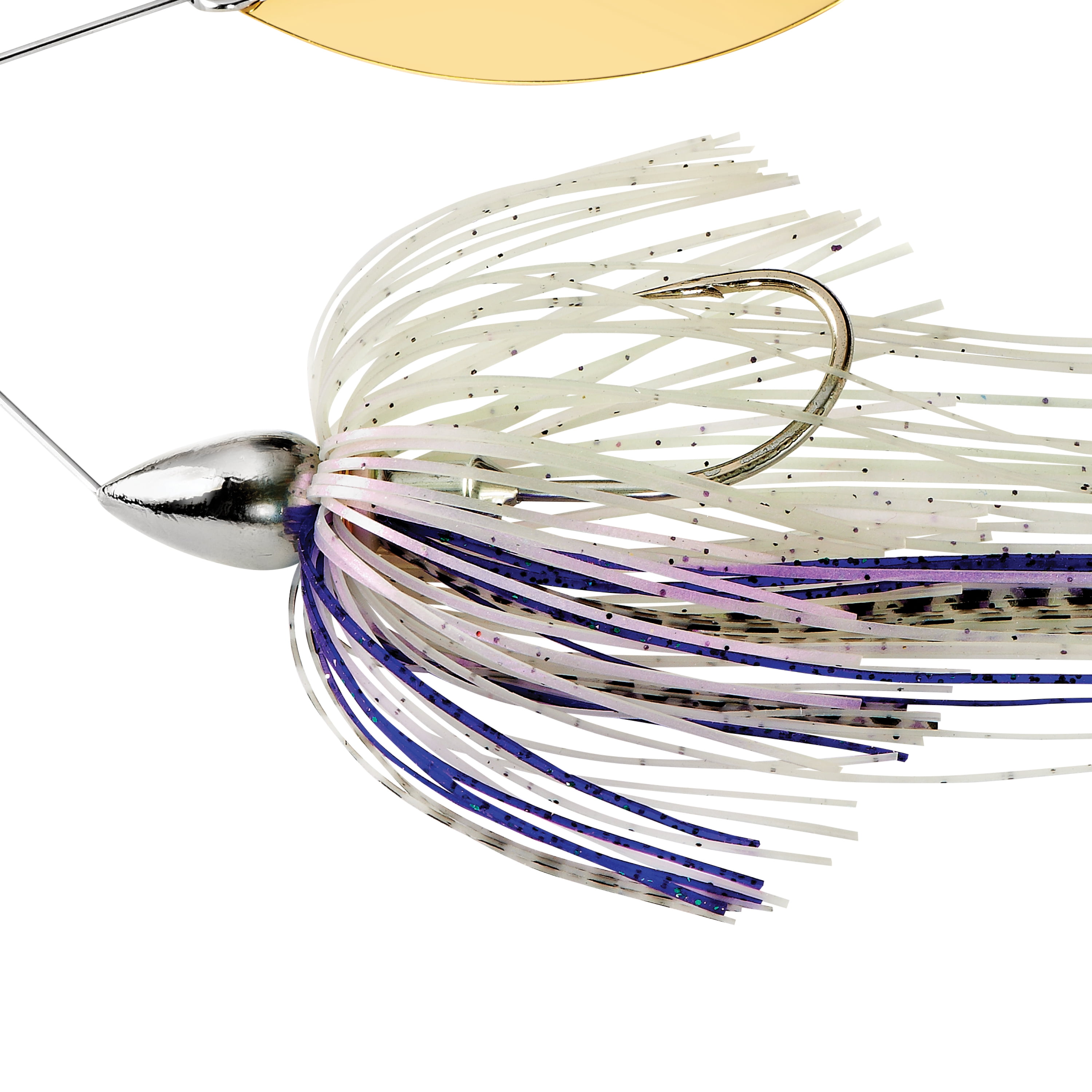 War Eagle Nickel Frame Double Willow Spinnerbaits Purple Shad 3/8