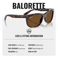 thumbnail image 5 of Ray-Ban RB2389 BALORETTE POLARIZED Square-Round Shaped Sunglasses for Men & Women - Includes Official Rayban Eyewear Kit - Ideal Formal & Casual Wear Sunglasses - B-15 Brown Lens, 5 of 6