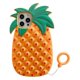 thumbnail image 1 of Funda de silicona ZHAOCHENG para iPhone 12 12 Pro con juguete sensorial Push Pop Bubble diseño piña, 1 of 5